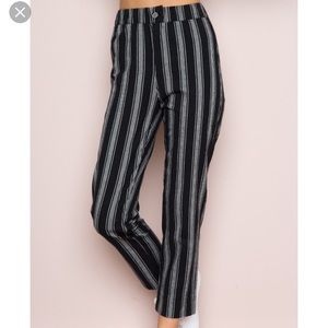 BRANDY MELVILLE STRIPED TILDEN PANTS